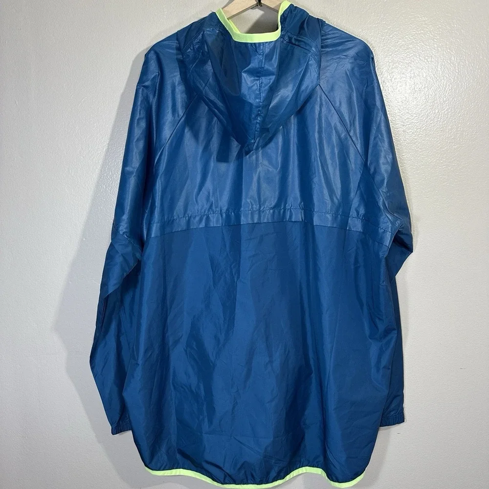 NWT Adidas Jacket Men XXL Blue Long Sleeve Sport 2 Street‎ Windbreaker Hooded